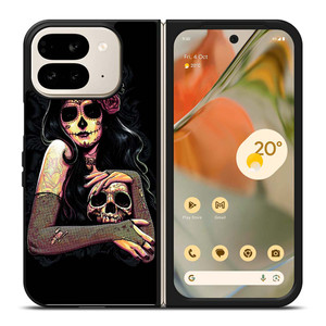 DAY OF THE DEAD ART Google Pixel 9 Pro Fold Case Cover DAY OF THE DEAD ART Google Pixel 9 Pro Fold Case Cover