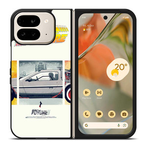 DELOREAON CAR BACK TO THE FUTURE Google Pixel 9 Pro Fold Case Cover DELOREAON CAR BACK TO THE FUTURE Google Pixel 9 Pro Fold Case Cover