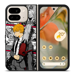 DENJI CHAINSAW MAN ANIME COLLAGE Google Pixel 9 Pro Fold Case Cover