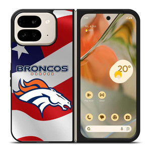 DENVER BRONCOS LOGO FOOTBALL Google Pixel 9 Pro Fold Case Cover