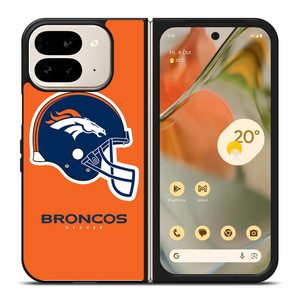 DENVER BRONCOS NFL HELMET Google Pixel 9 Pro Fold Case Cover