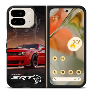 DODGE SRT DEMON CAR LOGO Google Pixel 9 Pro Fold Case Cover DODGE SRT DEMON CAR LOGO Google Pixel 9 Pro Fold Case Cover