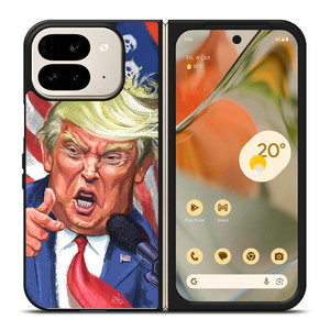 DONALD TRUMP ART  Google Pixel 9 Pro Fold Case Cover