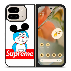 DORAEMON WITH MICKEY SUPREME Google Pixel 9 Pro Fold Case Cover