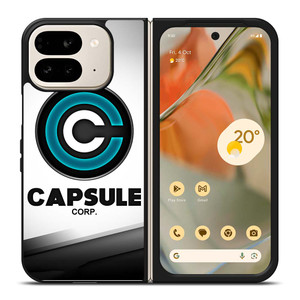 DRAGON BALL CAPSULE CORP LOGO Google Pixel 9 Pro Fold Case Cover DRAGON BALL CAPSULE CORP LOGO Google Pixel 9 Pro Fold Case Cover