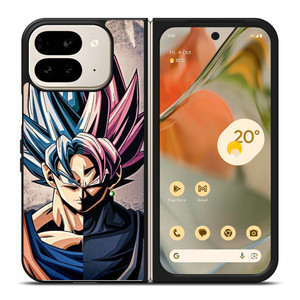DRAGON BALL GOKU AND BLACK GOKU FACE Google Pixel 9 Pro Fold Case Cover
