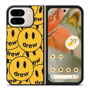 DREW SMILEY FACE PATTERN Google Pixel 9 Pro Fold Case Cover