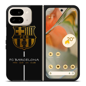FC BARCELONA MES QUE UN CLUB GOLD Google Pixel 9 Pro Fold Case Cover