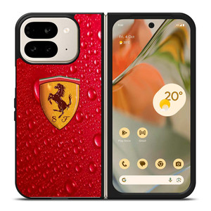 FERRARI DROP WATER RED Google Pixel 9 Pro Fold Case Cover