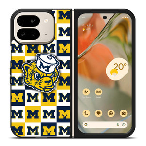 FOOTBALL MASCOT MICHIGAN WOLVERINES Google Pixel 9 Pro Fold Case Cover