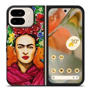 FRIDA KAHLO FLORAL ART Google Pixel 9 Pro Fold Case Cover