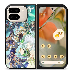 GENSHIN IMPACT MOBILE GAME CHARACTERS Google Pixel 9 Pro Fold Case Cover