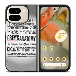 GREY'S ANATOMY QUOTES Google Pixel 9 Pro Fold Case Cover