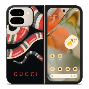 GUCCI SNAKE LEATHER Google Pixel 9 Pro Fold Case Cover