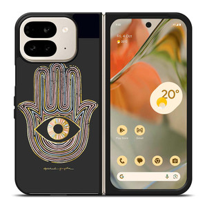 HAMSA EVIL EYE HAND OF FATIMA LOGO Google Pixel 9 Pro Fold Case Cover