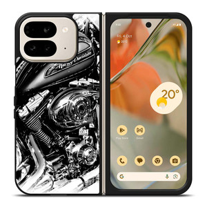 HARLEY DAVIDSON ART PHOTO Google Pixel 9 Pro Fold Case Cover