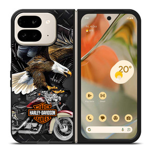 HARLEY DAVIDSON EAGLE METAL LOGO Google Pixel 9 Pro Fold Case Cover