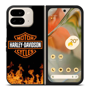 HARLEY DAVIDSON FIRE LOGO Google Pixel 9 Pro Fold Case Cover