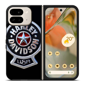 HARLEY DAVIDSON USA METAL EMBLEM Google Pixel 9 Pro Fold Case Cover