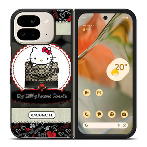 HELLO KITTY LOVES COACH Google Pixel 9 Pro Fold Case Cover