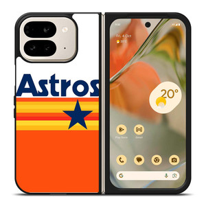 HOUSTON ASTROS STRIPE Google Pixel 9 Pro Fold Case Cover
