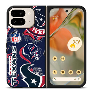 HOUSTON TEXANS NFL STICKER BOMB Google Pixel 9 Pro Fold Case Cover