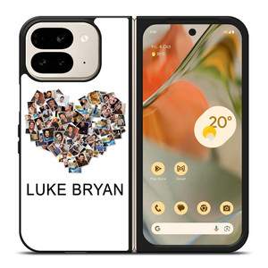 I LOVE LUKE BRYAN COLLAGE Google Pixel 9 Pro Fold Case Cover