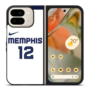 JA MORANT MEMPHIS GRIZZLIES WHITE Google Pixel 9 Pro Fold Case Cover