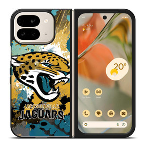 JACKSONVILLE JAGUARS ART LOGO Google Pixel 9 Pro Fold Case Cover
