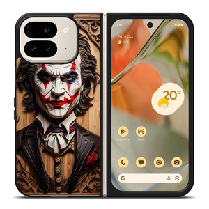 JOKER FACE WOOD Google Pixel 9 Pro Fold Case Cover
