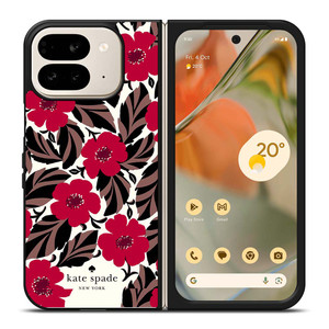 KATE SPADE FLOWER RED Google Pixel 9 Pro Fold Case Cover