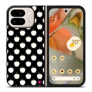 KATE SPADE LOGO APPLE COLLAGE Google Pixel 9 Pro Fold Case Cover KATE SPADE LOGO APPLE COLLAGE Google Pixel 9 Pro Fold Case Cover