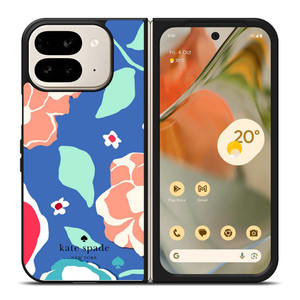 KATE SPADE NEW YORK BLUE FLORAL Google Pixel 9 Pro Fold Case Cover