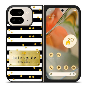 KATE SPADE POLKADOTS GOLD Google Pixel 9 Pro Fold Case Cover