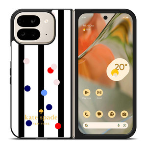 KATE SPADE STRIPE POLKADOTS Google Pixel 9 Pro Fold Case Cover