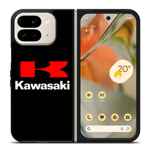KAWASAKI MOTOR RED LOGO Google Pixel 9 Pro Fold Case Cover