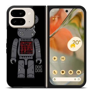 KAWS ROBOT HYPERBEAST DOC DOG Google Pixel 9 Pro Fold Case Cover