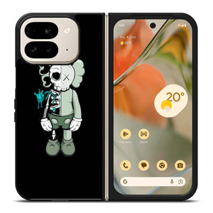 KAWS SKELETON Google Pixel 9 Pro Fold Case Cover