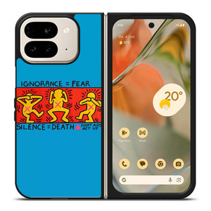 KEITH HARING SILENCE DEATH Google Pixel 9 Pro Fold Case Cover