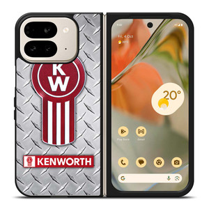 KENWORTH TRUCKS METAL PLATE Google Pixel 9 Pro Fold Case Cover