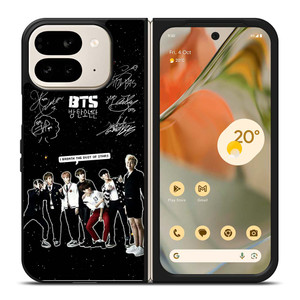 KPOP BANGTAN BOYS BTS SIGNATURE  Google Pixel 9 Pro Fold Case Cover