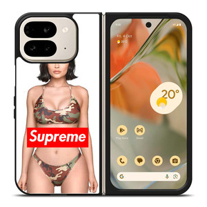KYLIE JENNER SUPREME CAMO Google Pixel 9 Pro Fold Case Cover