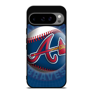 ATLANTA BRAVES MLB BALL Google Pixel 9 Pro XL Case Cover ATLANTA BRAVES MLB BALL Google Pixel 9 Pro XL Case Cover
