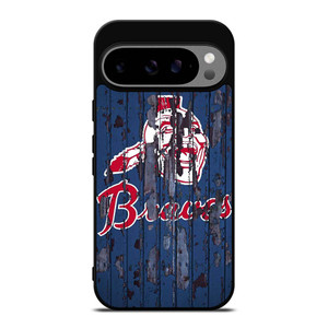 ATLANTA BRAVES RUSTY WOOD Google Pixel 9 Pro XL Case Cover