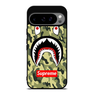 BAPE BATHING CAMO SHARK SUPREME Google Pixel 9 Pro XL Case Cover BAPE BATHING CAMO SHARK SUPREME Google Pixel 9 Pro XL Case Cover