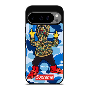 BATHING APE SUPREME SHARK CAMO Google Pixel 9 Pro XL Case Cover BATHING APE SUPREME SHARK CAMO Google Pixel 9 Pro XL Case Cover
