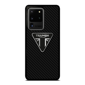 TRIUMPH MOTORCYCLES CARBON FIBER Samsung Galaxy S20 Ultra Case Cover TRIUMPH MOTORCYCLES CARBON FIBER Samsung Galaxy S20 Ultra Case Cover