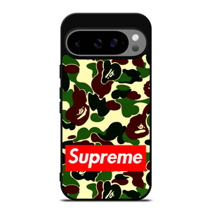 CAMO BAPE SUPREME Google Pixel 9 Pro XL Case Cover