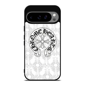 CHROME HEARTS WHITE Google Pixel 9 Pro XL Case Cover