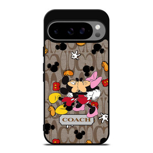 COACH MICKEY MINNIE MOUSE KISS Google Pixel 9 Pro XL Case Cover COACH MICKEY MINNIE MOUSE KISS Google Pixel 9 Pro XL Case Cover